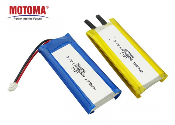 batería de litio médica de 500 ciclos, batería 3,7 V 1500mah de Lipo 0
