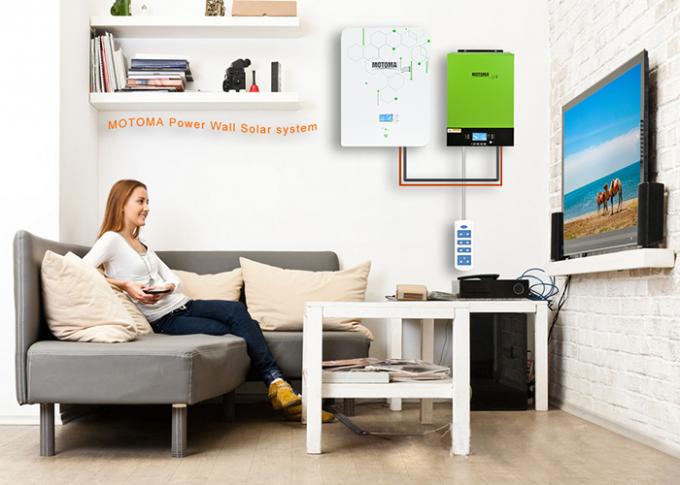 Batería de litio montada en la pared de 48V 200Ah LiFePO4 para la Sistema Solar casera 3
