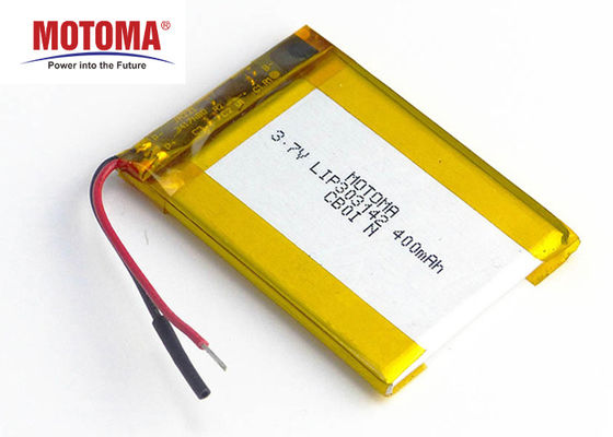 Litio ultra delgado Ion Battery 400mah para el dispositivo solitario del trabajador