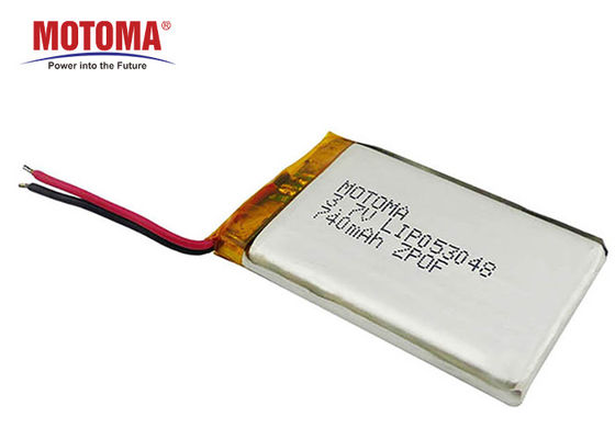 Batería fina LIP053048 3.7V 740mAh del polímero de litio del aparato médico/posición