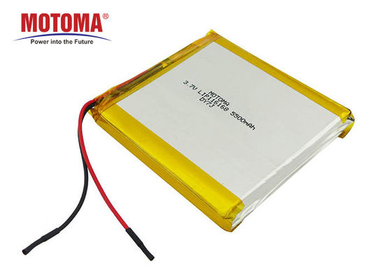 MOTOMA 3,7 tamaño flexible recargable de la batería 5500mAh del litio de voltio