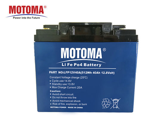 Batería de litio LiFePO4 por duraciones durables de ciclo Ups 12V 40Ah 4000