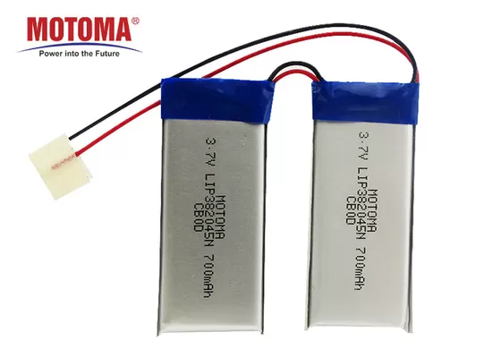 Batería da alta temperatura recargable LIP382045 3.7V 700mAh para el dispositivo de IOT