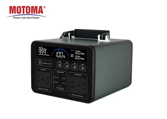 central eléctrica portátil de la salida de corrienta alterna 110V, banco del poder de batería 500Wh para acampar